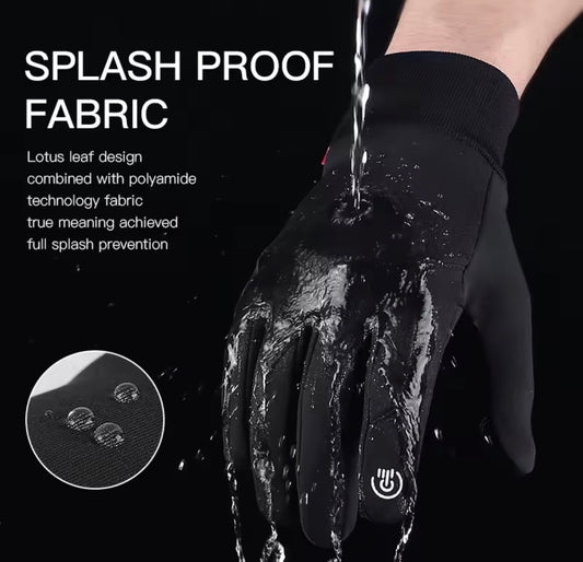 TrackLife™ Waterproof Performance Gloves All-Weather Running & Training