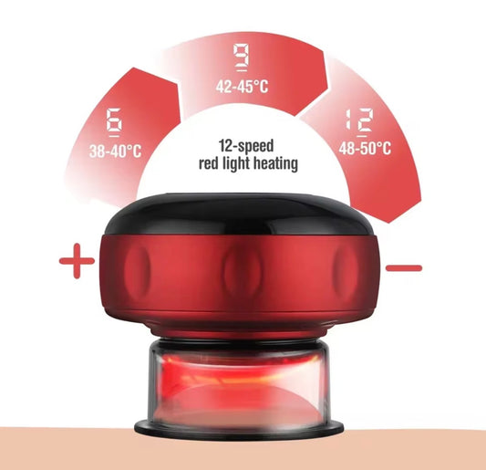 TrackLife™ Smart Vacuum Cupping Massager Heated Electric Recovery Cup