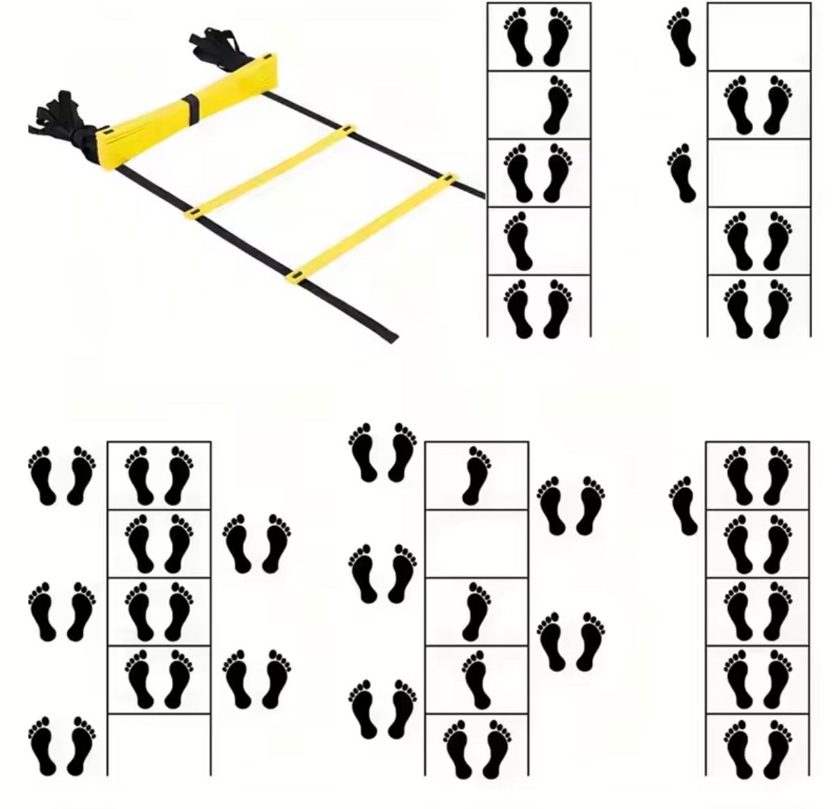 TrackLife™ Agility Ladder Speed & Footwork Trainer