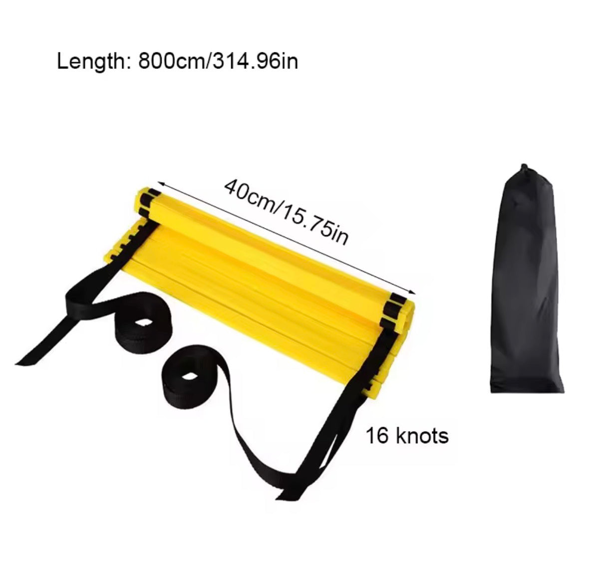 TrackLife™ Agility Ladder Speed & Footwork Trainer