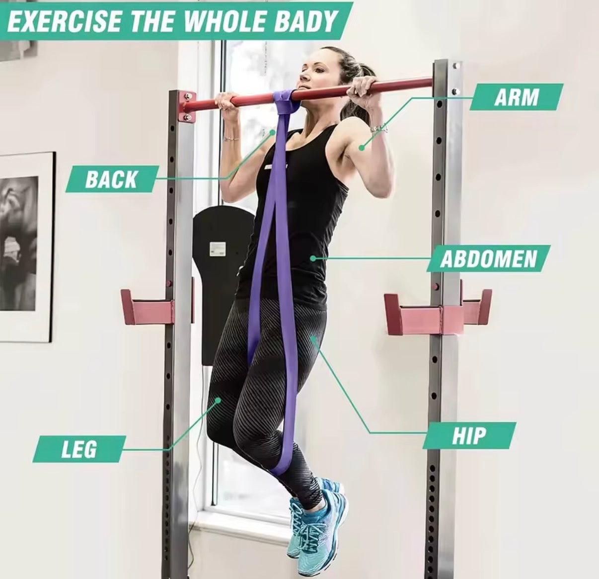 TrackLife™ Power Resistance Bands Strength, Mobility & Speed Training