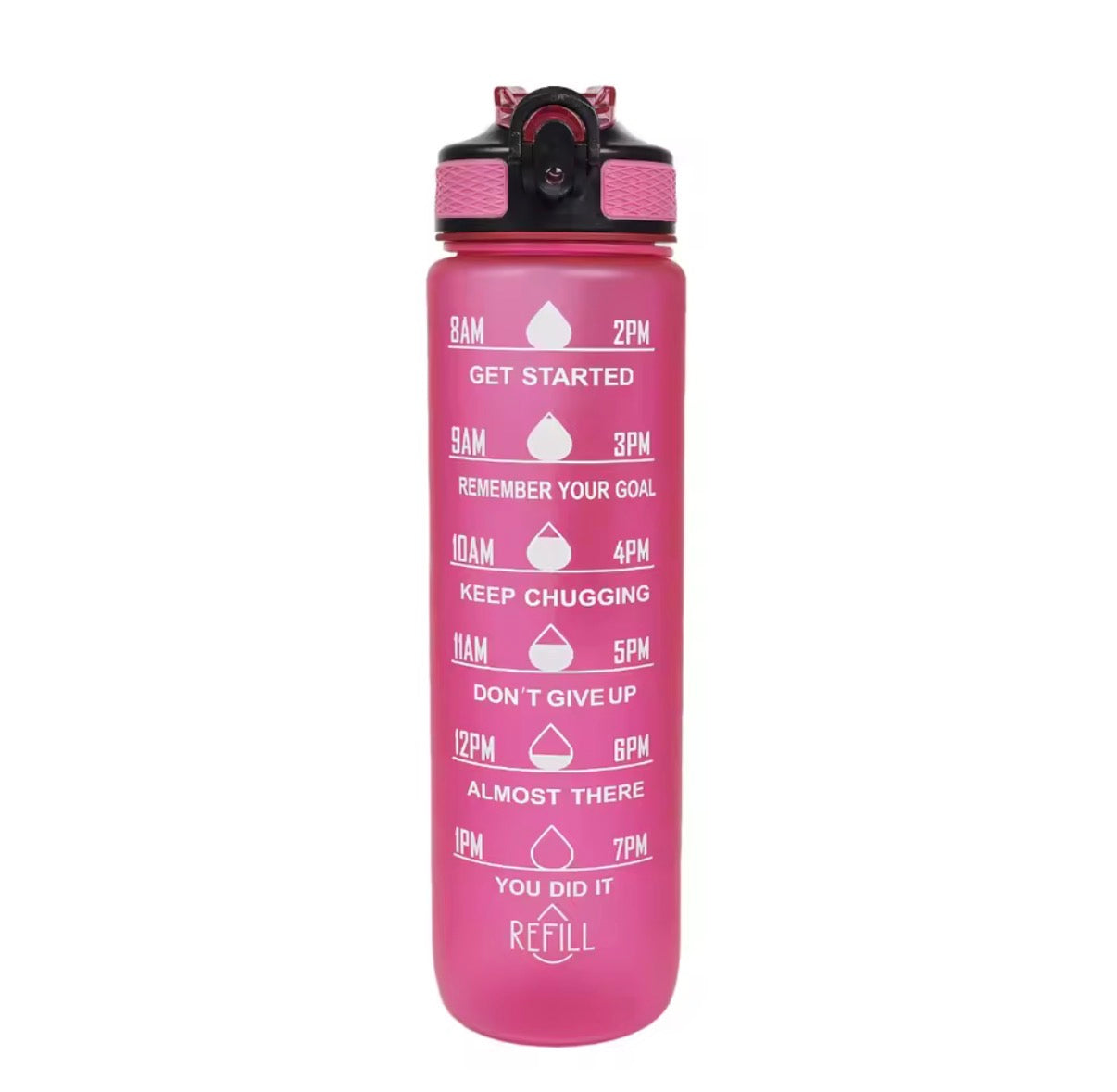 TrackLife Co. Sports Water Bottle Multi-Color Hydration Bottle