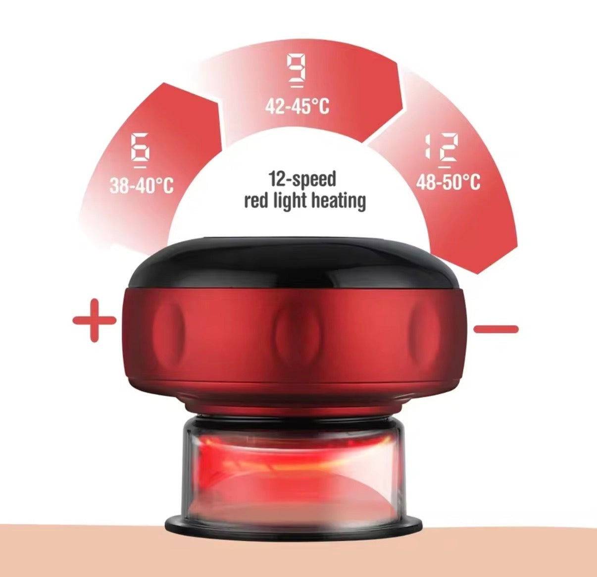 TrackLife™ Smart Vacuum Cupping Massager Heated Electric Recovery Cup